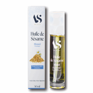 Huile de Sésame Monoï – Soin Sensoriel & Huile de Massage Envoûtante