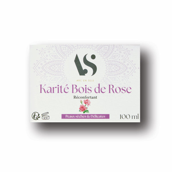 Beurre de Karité Bois de Rose – Régénérant, Nourrissant & Féminin