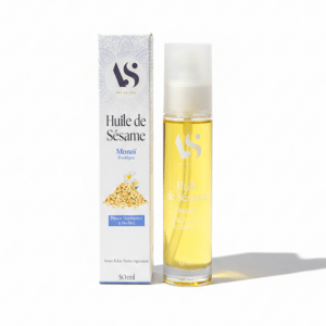Huile de Sésame Monoï Bio – Soin Sensoriel & Massage